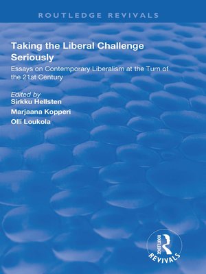 cover image of Taking the Liberal Challenge Seriously